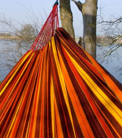 Fair-Trade Stoffhängematten 130 cm – handgewebt aus Guatemala