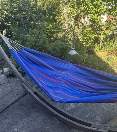 Hängematte blau