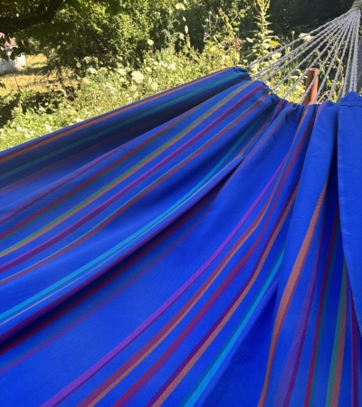 Hängematte blau