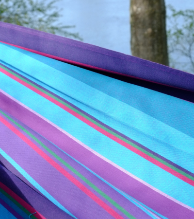 Hängematte Violett/Blau
