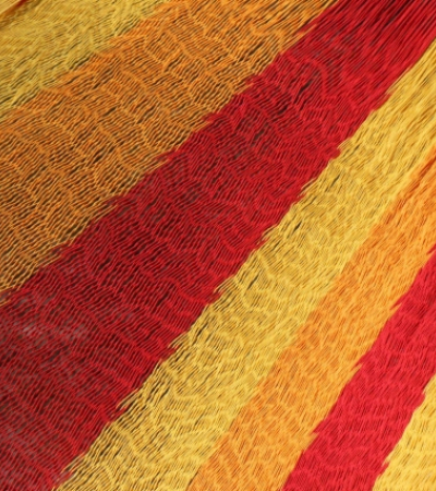Mexikanische Hängematte für die ganze Familie, aus Baumwolle