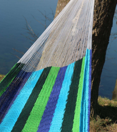 Hängematte blau/grün
