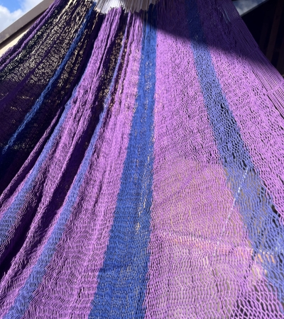 Hängematte blau/violette