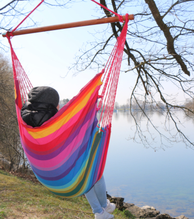 Sitzhängematte Regenbogen