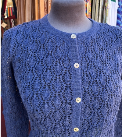 Jacke mit leichtem Strickmuster