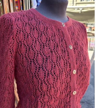Jacke mit leichtem Strickmuster