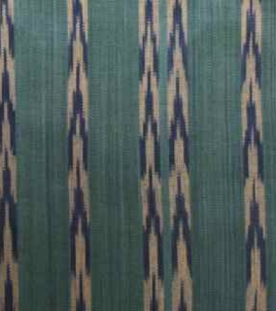 Grün mit Ikat
