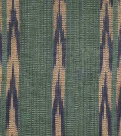 Grün mit Ikat