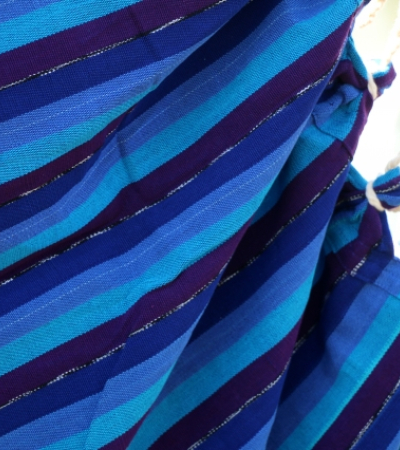 Hängesitz Blau/ Violett Extra Gross aus Guatemala – Fair Trade | El Tucan