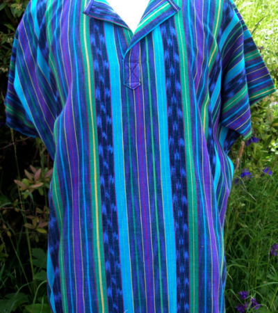 T- Shirt Mariposa farbig mit Ikat