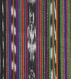 Schwarz/farbig Ikat