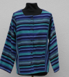 Serafin Bluse farbig und mit Ikat