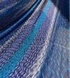 Hängematte blau/weiss mit Muster