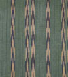 Grün mit Ikat