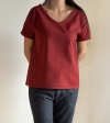 T-Shirt mit V-Ausschnitt