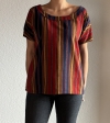 T-Shirt mit weitem Rundhals