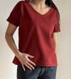 T-Shirt mit V-Ausschnitt