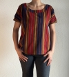 T-Shirt mit weitem Rundhals