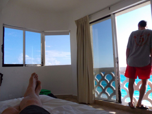 ausblick aus dem bett