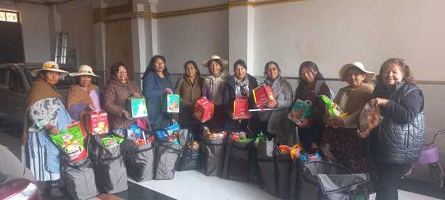 Unsere Freundinnen aus El Alto, Bolivien an Weihnachten 2024, las hermanas de el alto bolivia ,Navidad 2024